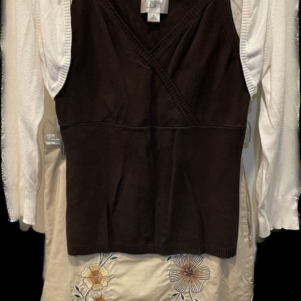 Loft skirt and sweater set